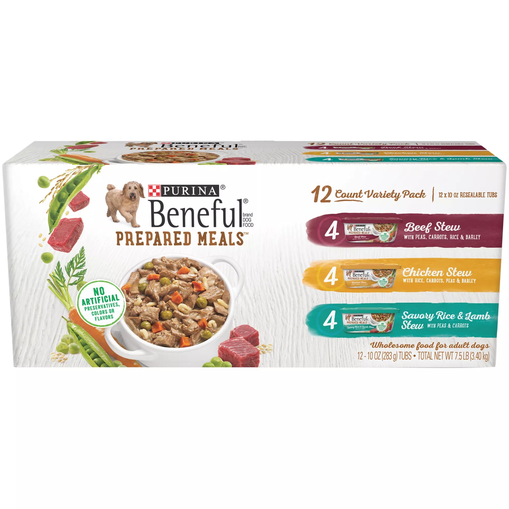 PurinaPurina Beneful Prepared Meals Variety Pack Dog Food 10 oz