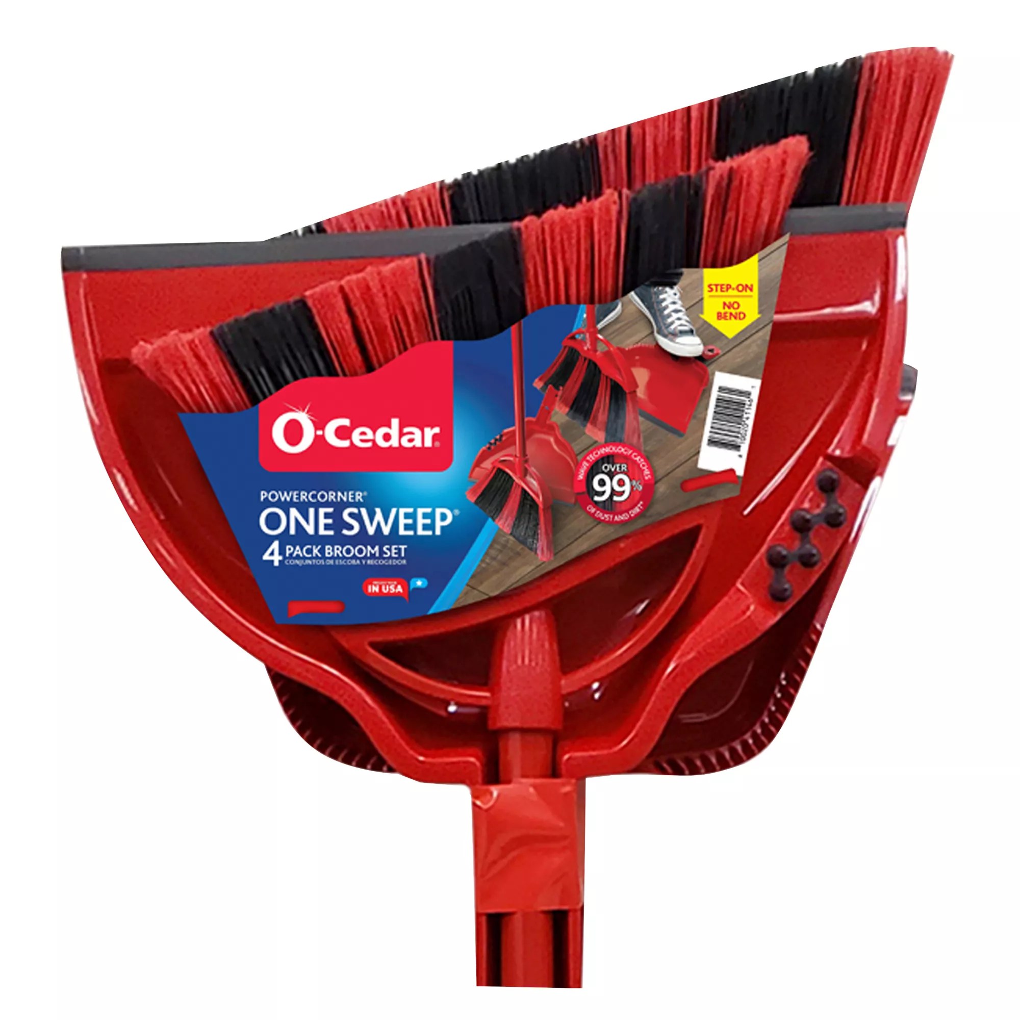 O-Cedar Broom and Dust Pan Set, 4 pk | BJ's Wholesale Club