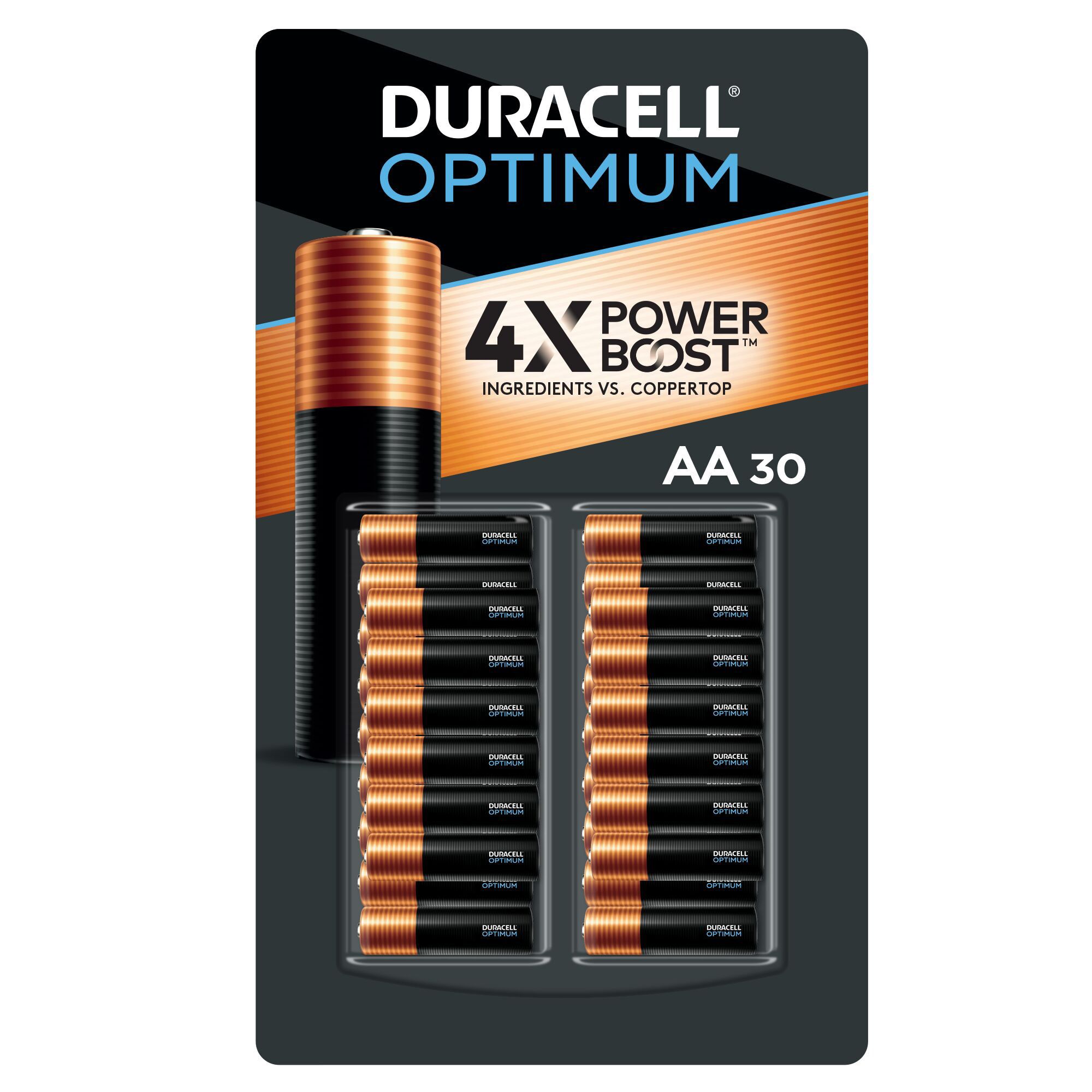 Duracell Optimum AA30 Batteries BJ's Wholesale Club, 47 OFF