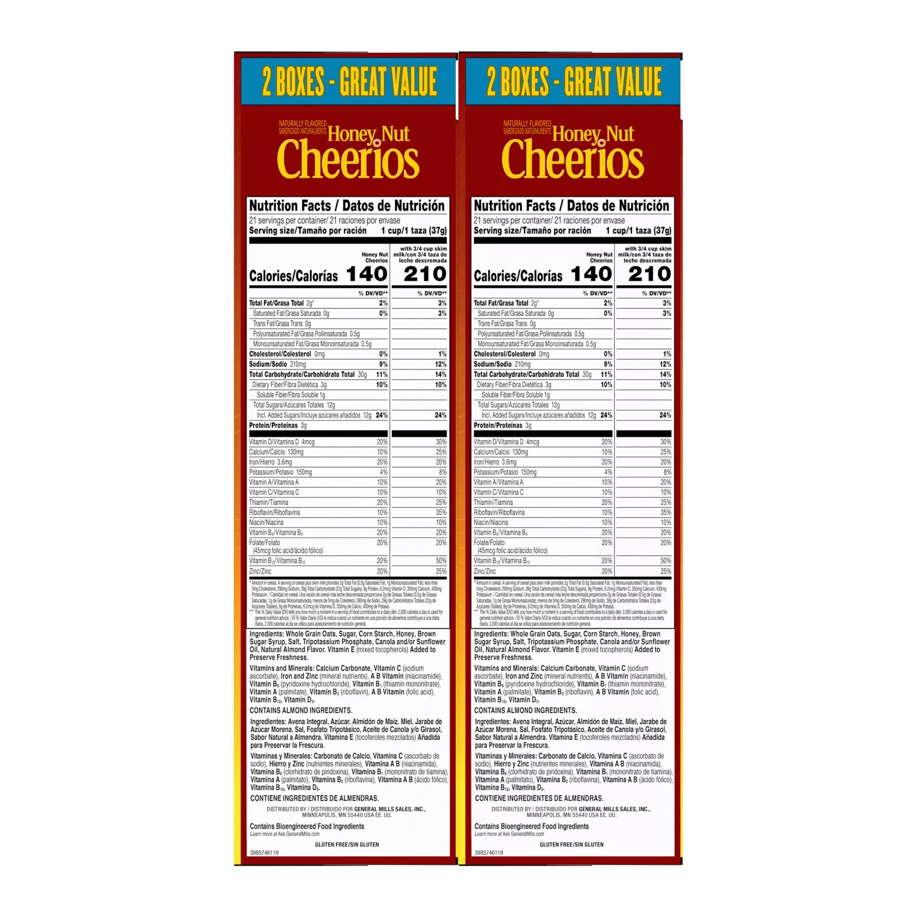 Nutrition Facts Label Honey Nut Cheerios Besto Blog