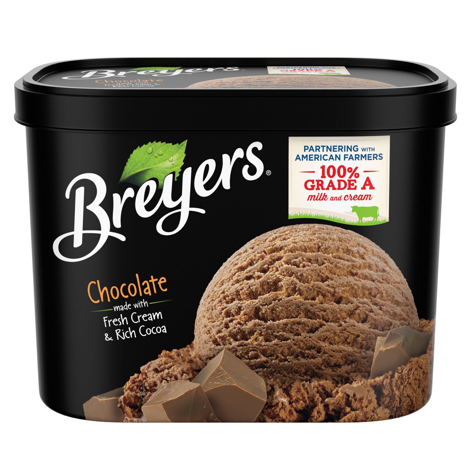 New Breyers Ice Cream Flavors aesthetic cute font