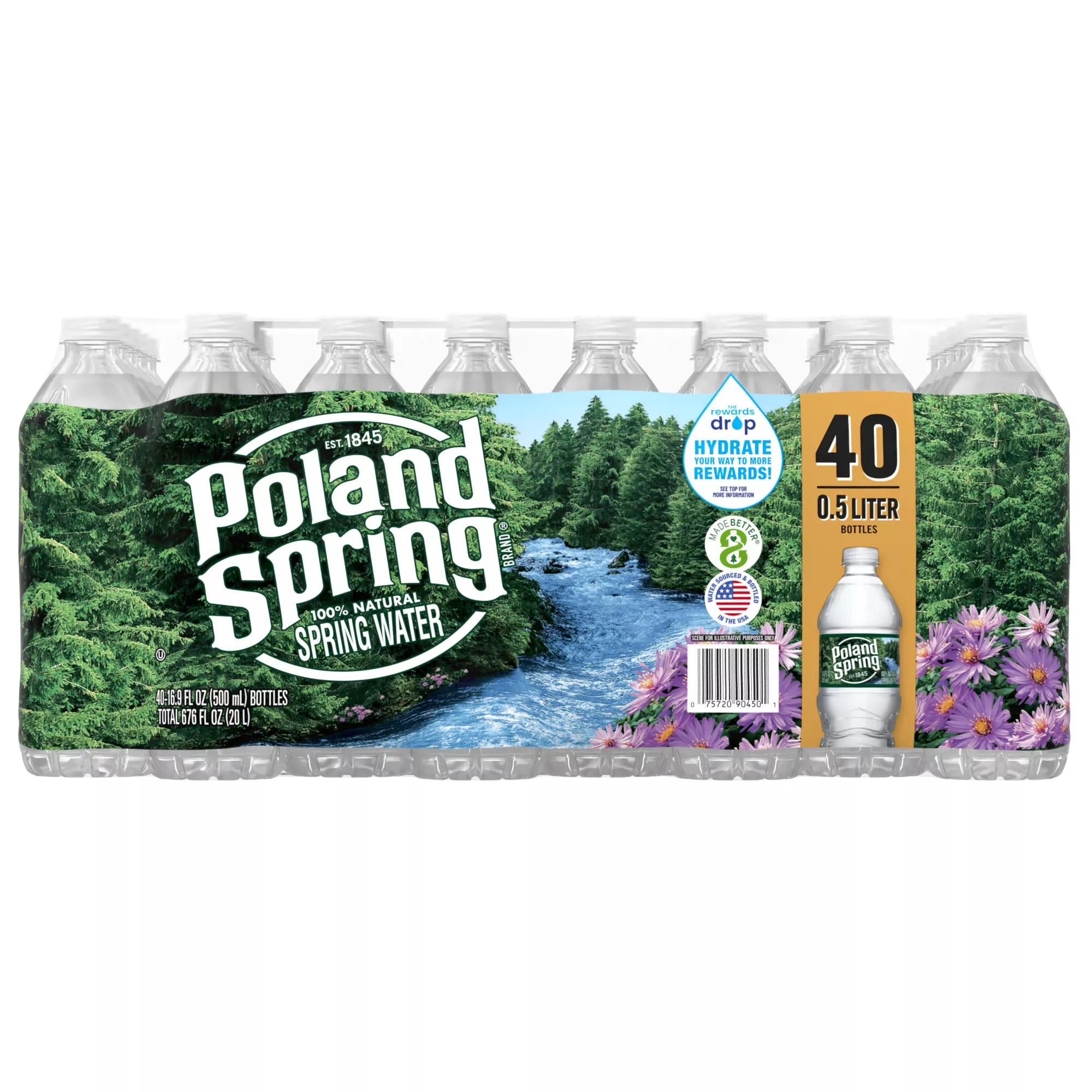poland spring coupons 2023 Poland Spring Natural Spring Water, 40 Pk./16.9 Oz. - Bjs Wholesale Club
