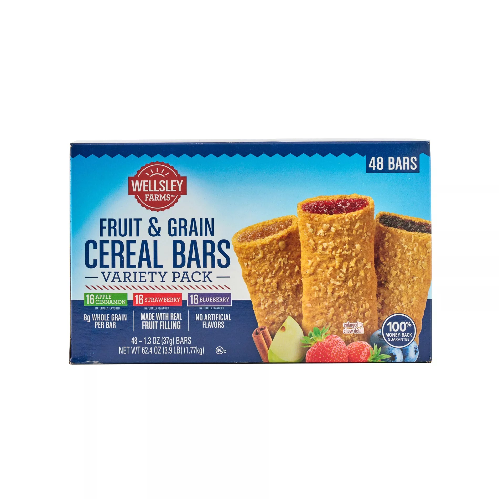 Wellsley Farms Fruit and Grain Cereal Bars Variety Pack | BJ&rsquo;s 