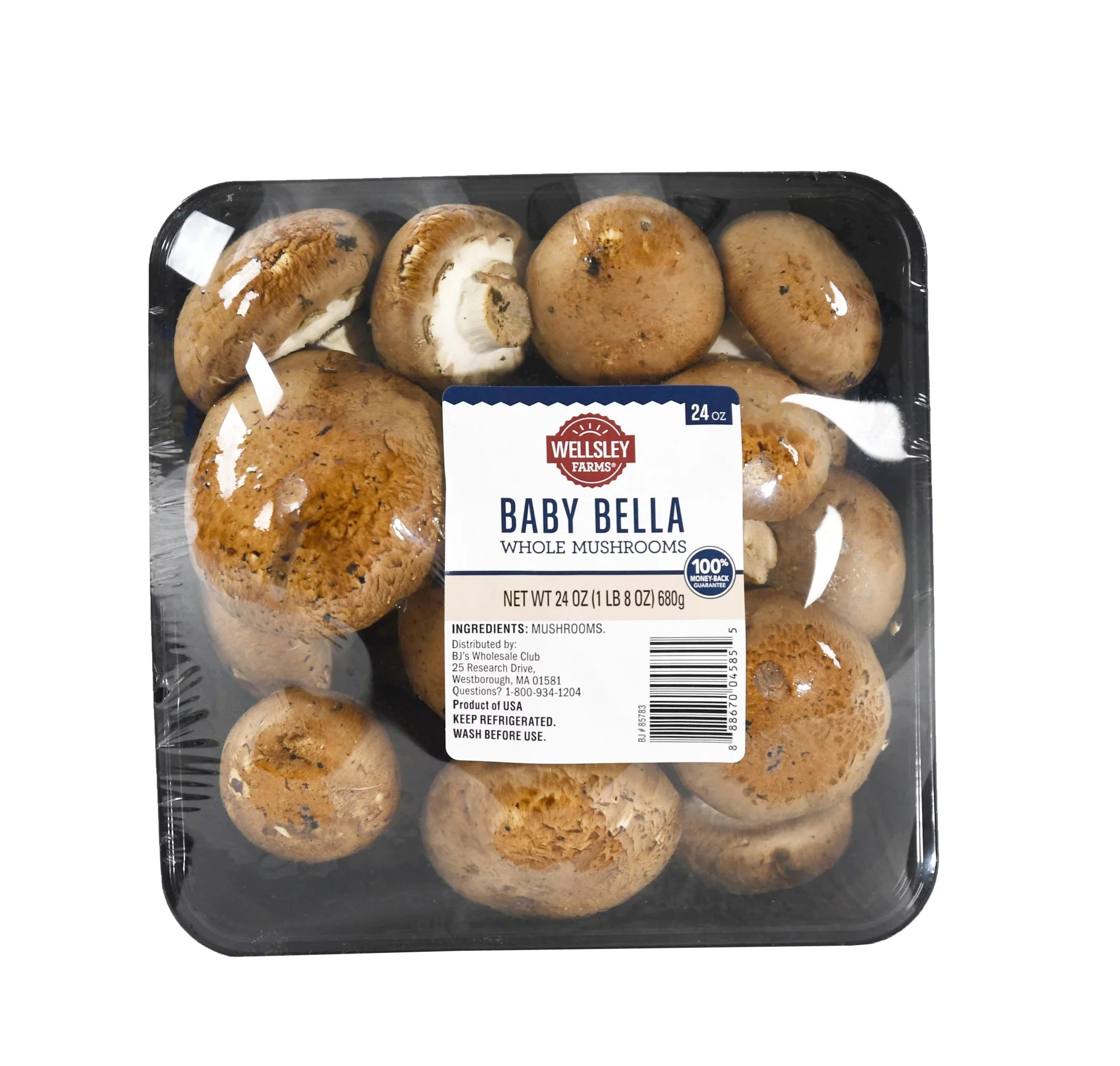 Whole Baby Bella Mushrooms Nutrition Runners High Nutrition