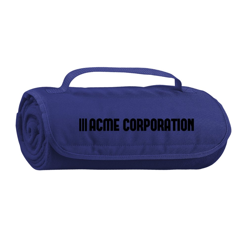 Add Your Logo RollUp Blanket Baudville
