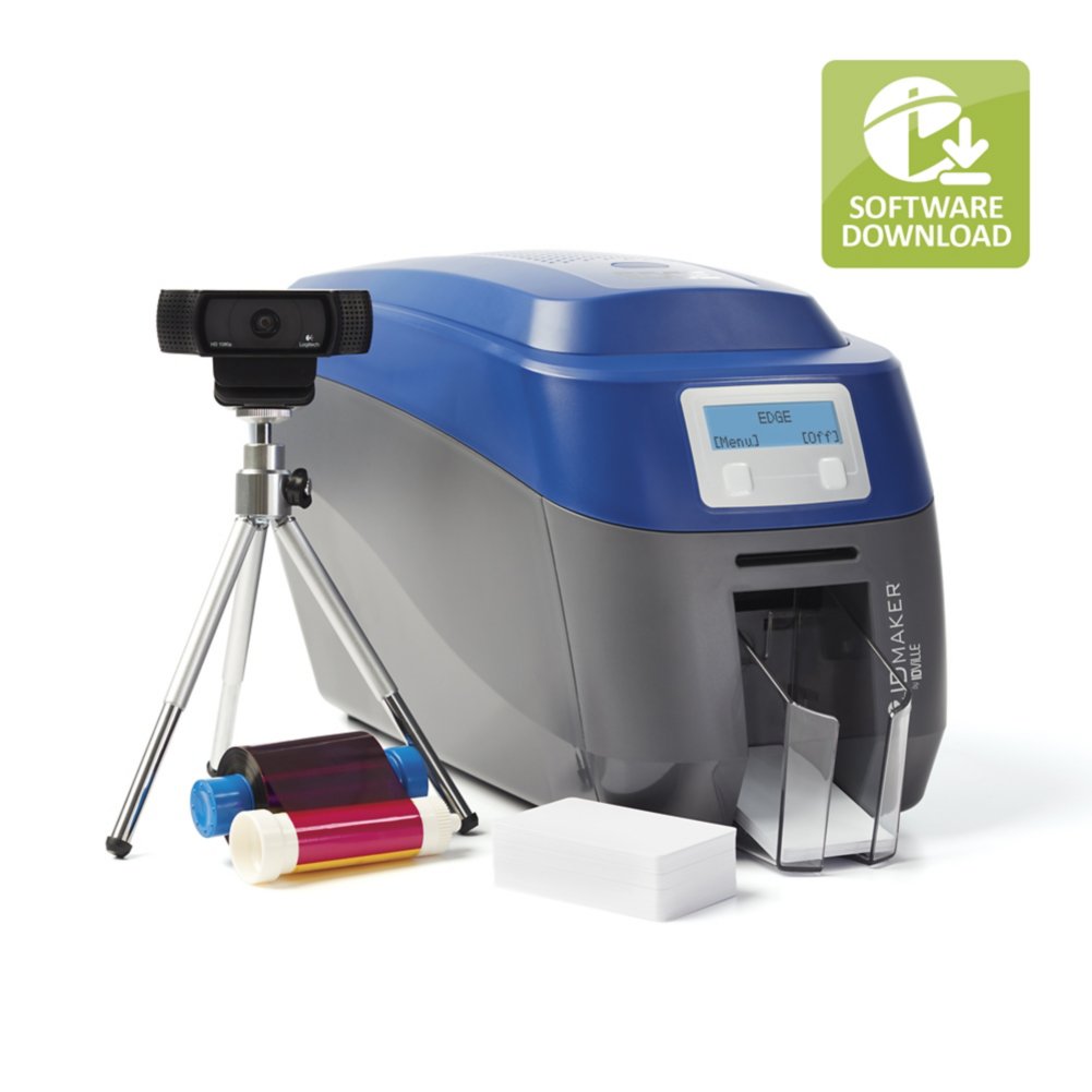 ID Maker Edge 1Sided ID Card Printer System IDville
