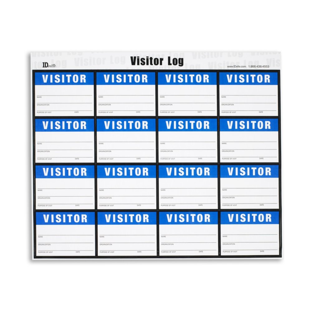 Visitor Secure Login Refill IDville