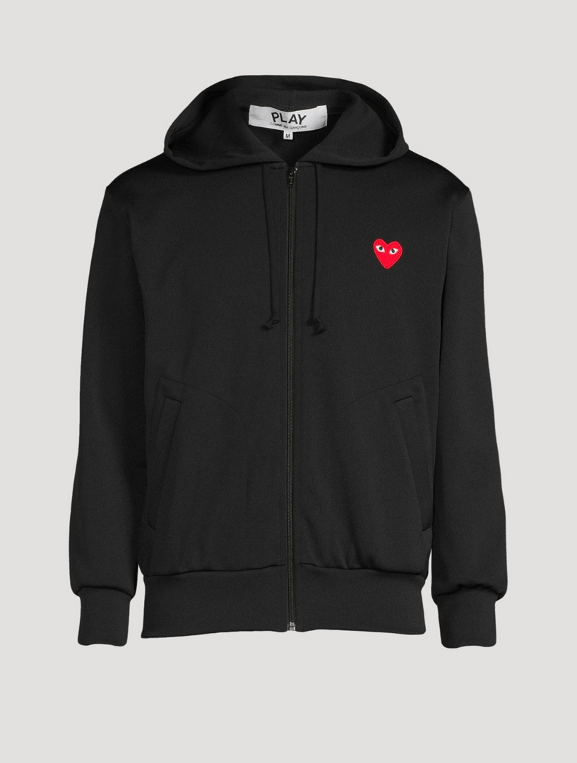 COMME DES GARÇONS PLAY Heart ZipUp Hoodie Holt Renfrew Canada