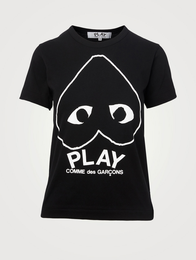 COMME DES GARÇONS PLAY Cotton Upside Down Heart TShirt Holt Renfrew