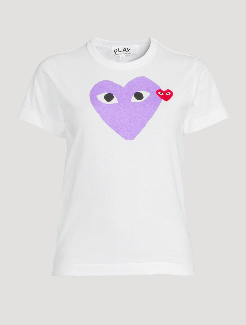 COMME DES GARÇONS PLAY Double Heart TShirt Holt Renfrew Canada