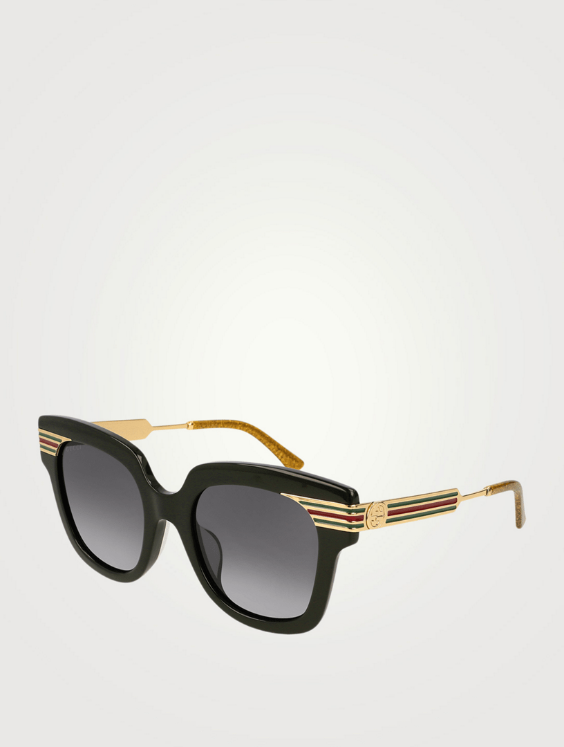 GUCCI Oversized Square Sunglasses With Vintage  Holt Renfrew Canada