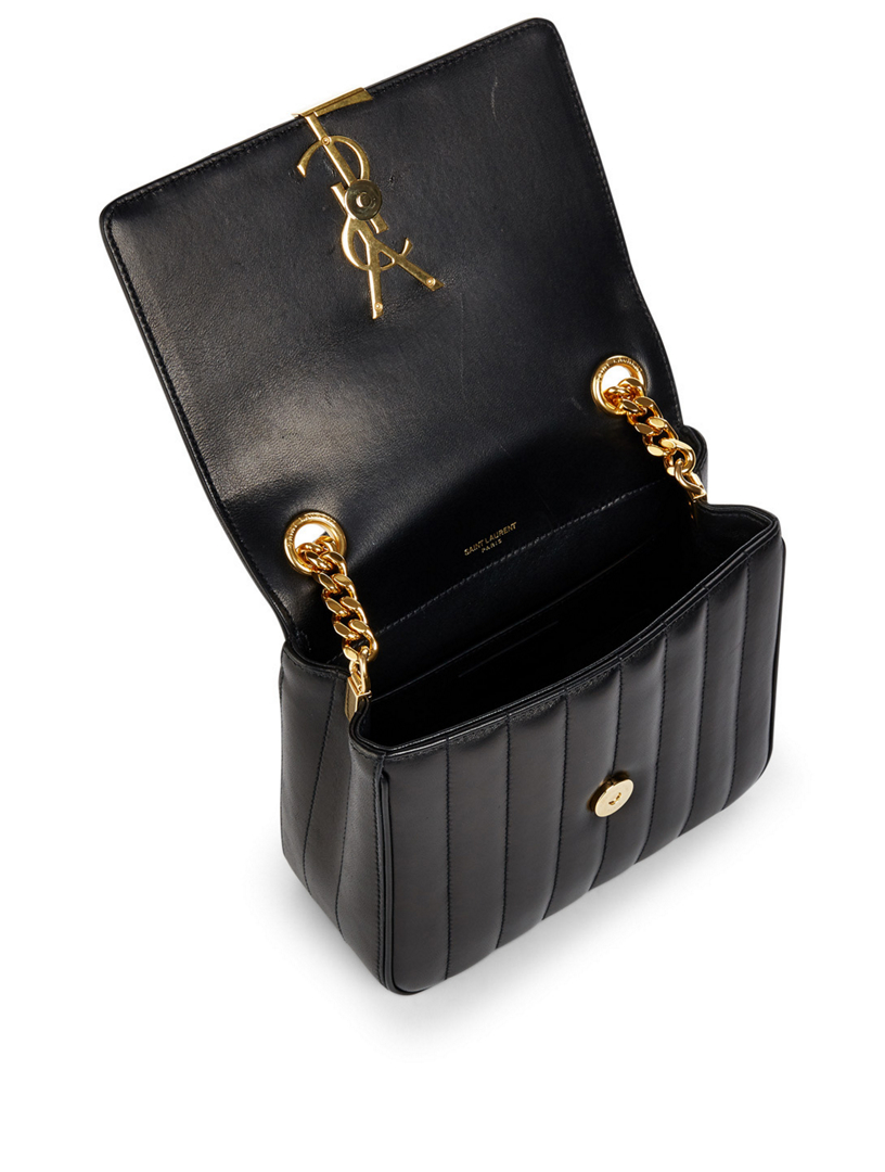 SAINT LAURENT Medium Vicky YSL Monogram Leather Chain Bag Holt Renfrew