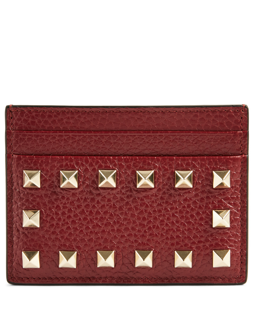 VALENTINO GARAVANI Rockstud Leather Card Holder Holt Renfrew Canada