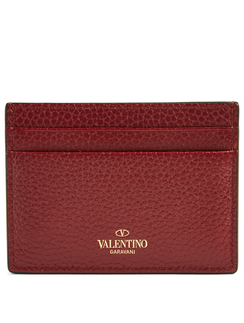 VALENTINO GARAVANI Rockstud Leather Card Holder Holt Renfrew Canada
