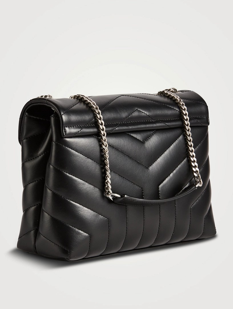 SAINT LAURENT Small Lou Lou YSL Monogram Leather Chain Bag Holt Renfrew