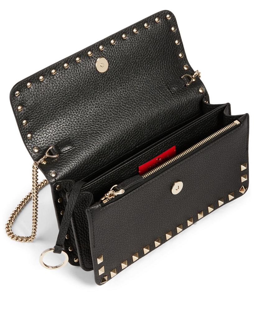 VALENTINO GARAVANI Rockstud Leather Wallet Chain Bag Holt Renfrew Canada