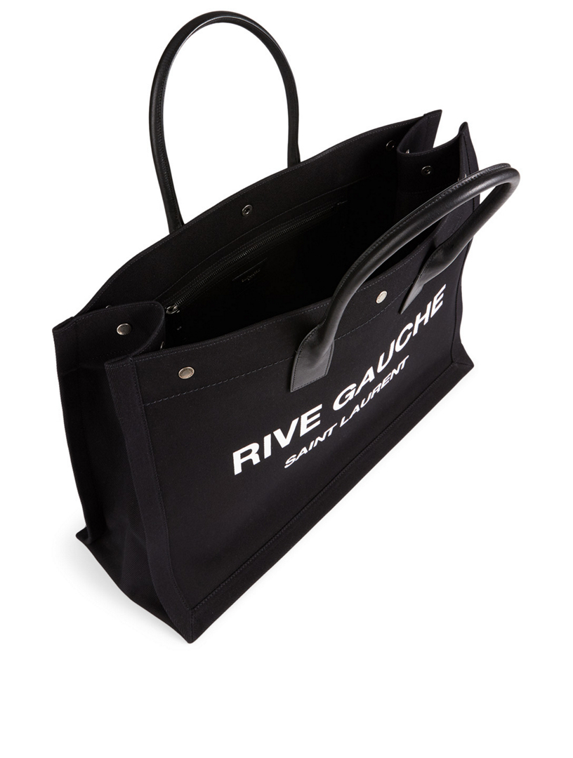 SAINT LAURENT Rive Gauche Canvas Tote Bag Holt Renfrew Canada