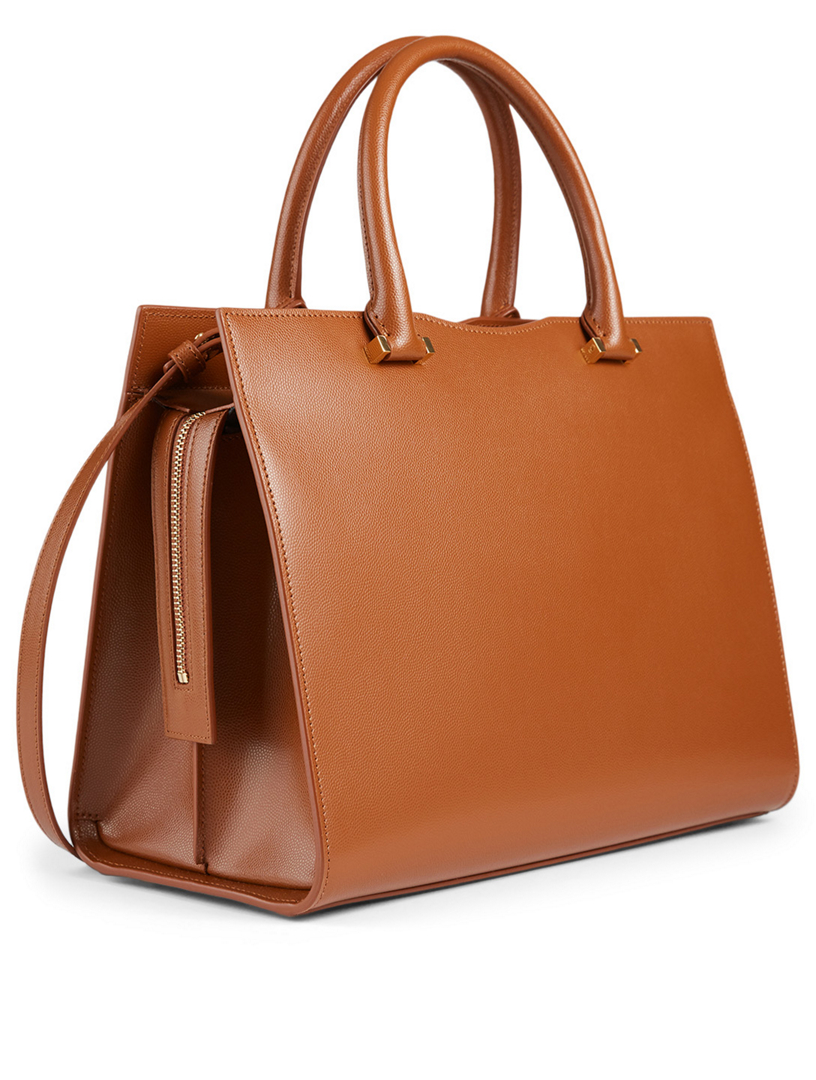 SAINT LAURENT Medium Uptown YSL Monogram Leather Bag Holt Renfrew Canada