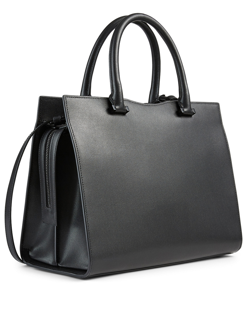 SAINT LAURENT Medium Uptown YSL Monogram Leather Bag Holt Renfrew Canada