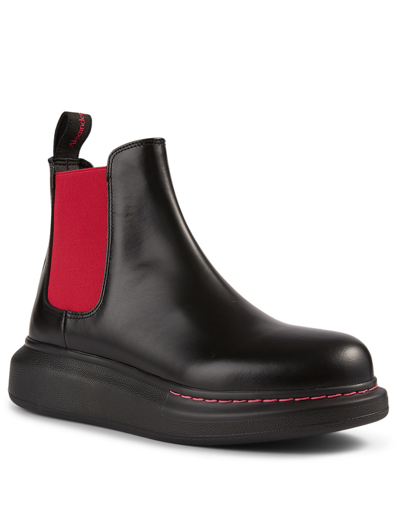 ALEXANDER MCQUEEN Hybrid Leather Chelsea Boots Holt Renfrew Canada