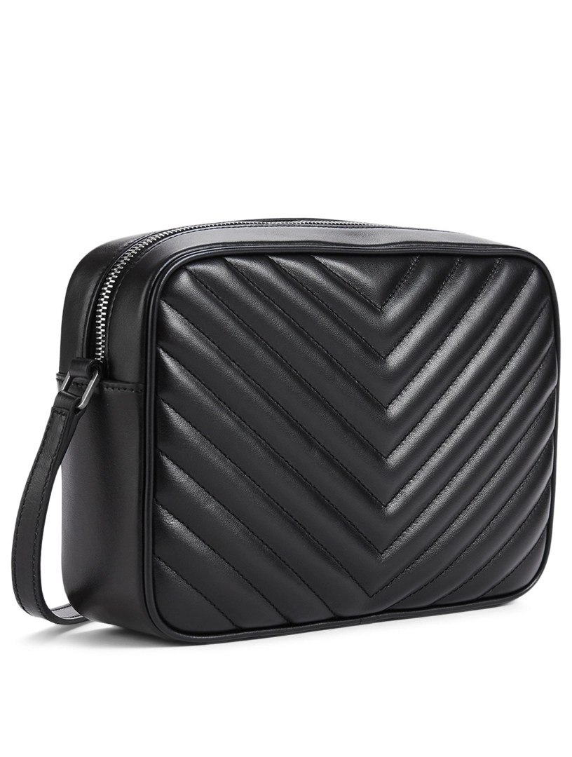 SAINT LAURENT Lou YSL Monogram Leather Crossbody Camera Bag Holt
