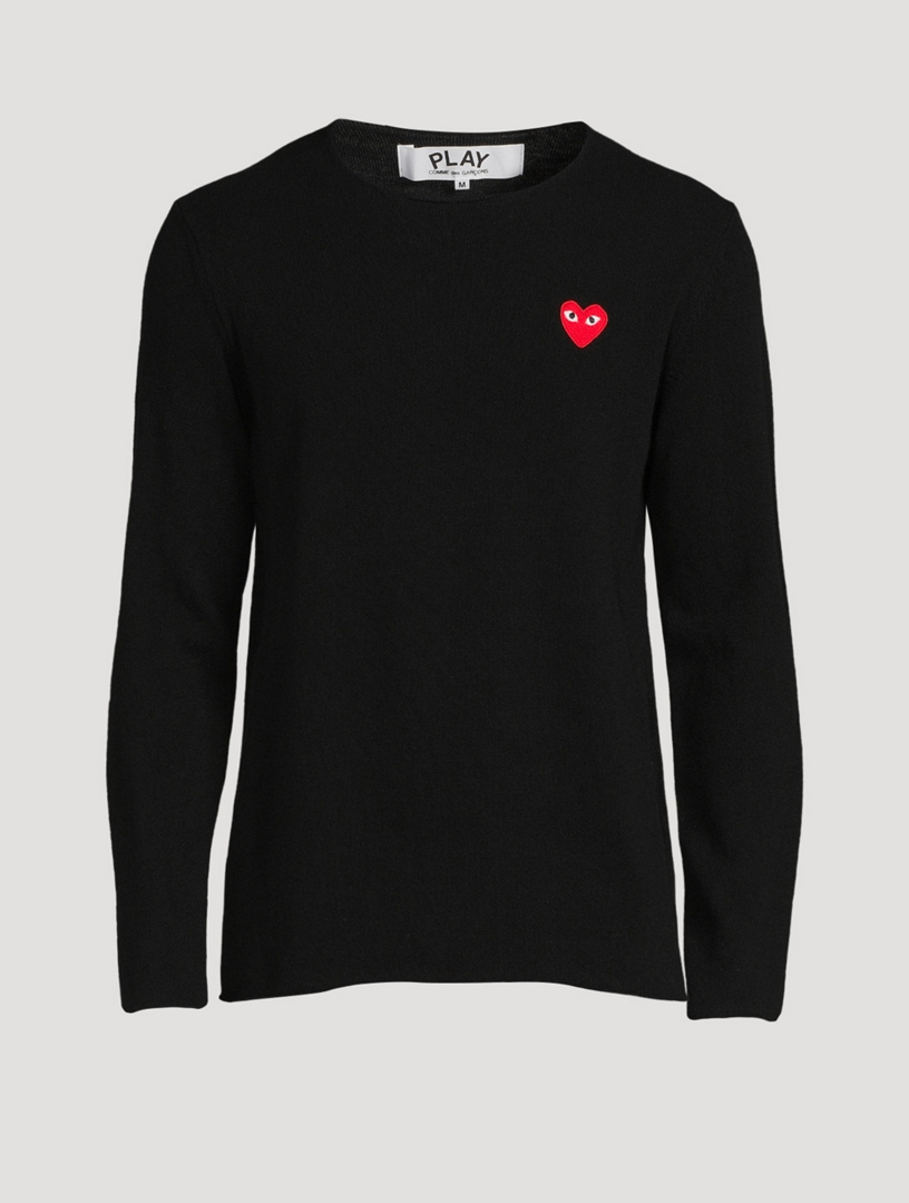 COMME DES GARÇONS PLAY Wool LongSleeve Sweater Holt Renfrew Canada