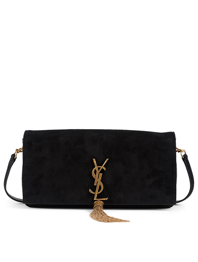 SAINT LAURENT Kate 99 YSL Monogram Suede Bag Holt Renfrew Canada