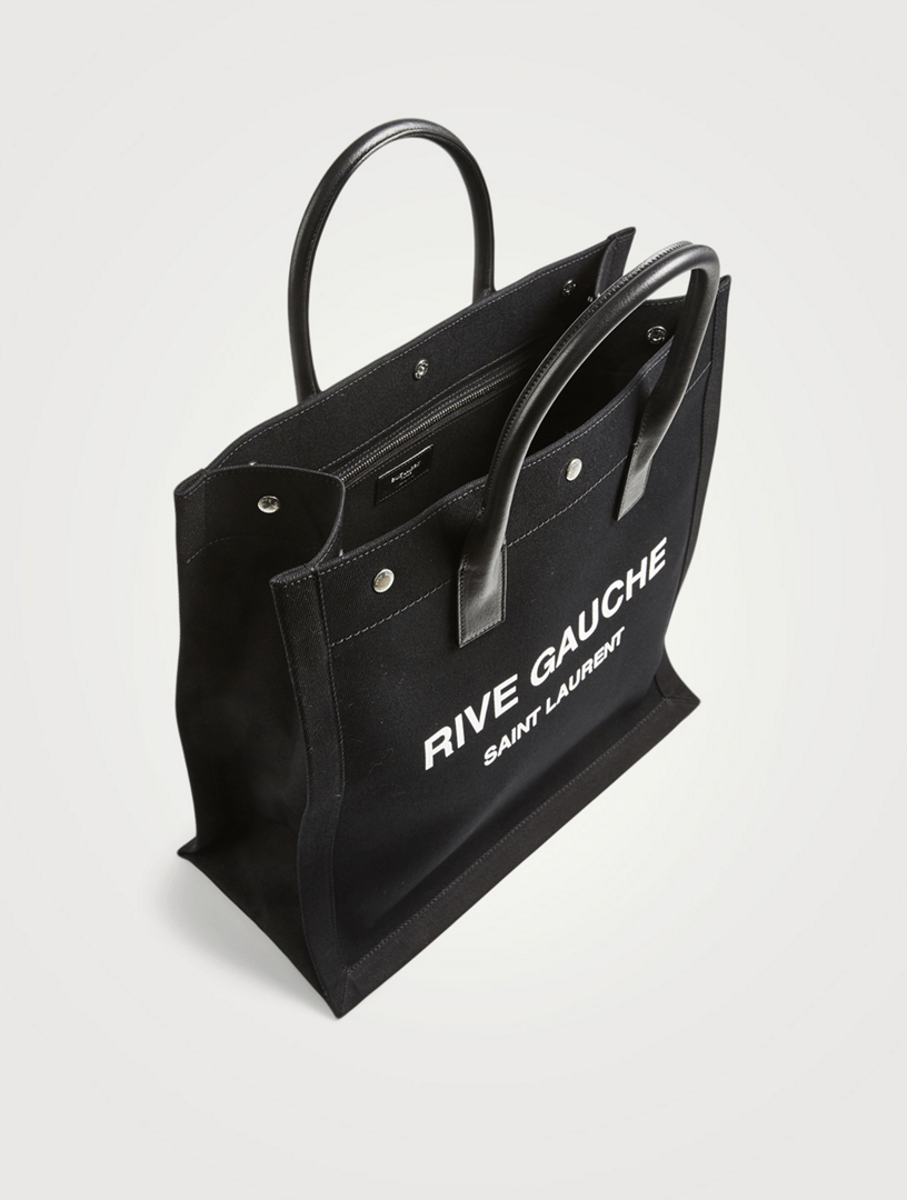 SAINT LAURENT Rive Gauche Canvas Tote Bag Holt Renfrew Canada