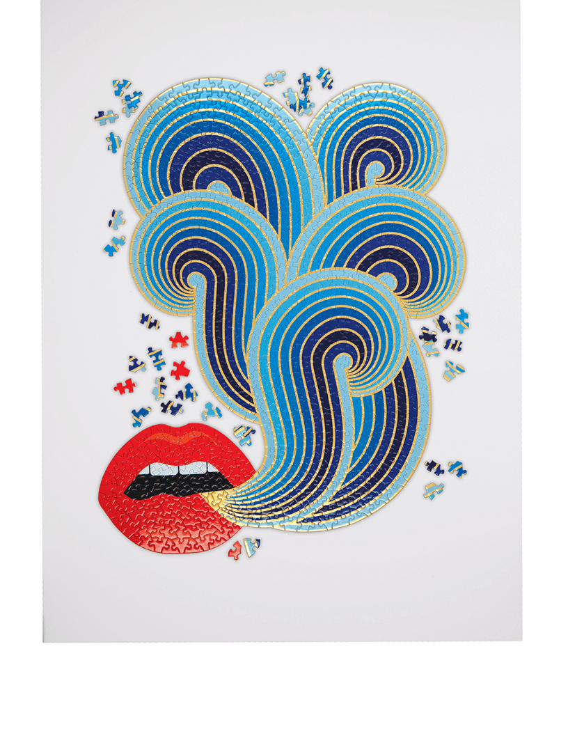 RAINCOAST Jonathan Adler 750 Piece Lips Shaped Puzzle Holt Renfrew Canada
