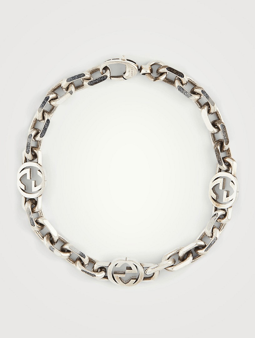 GUCCI Interlocking G Silver Chain Bracelet Holt Renfrew Canada