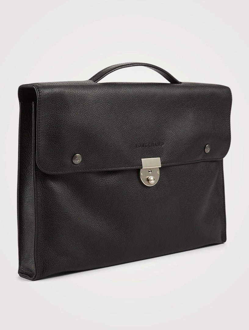 LONGCHAMP Small Le Foulonné Leather Briefcase Holt Renfrew Canada