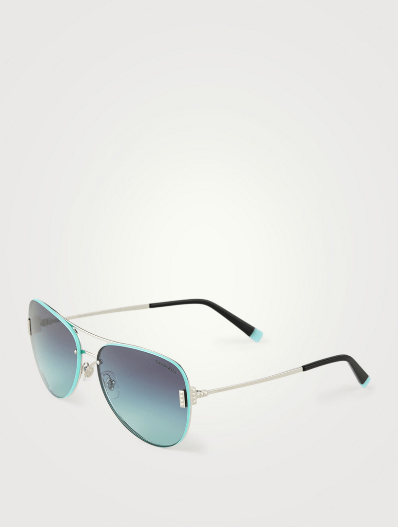 TIFFANY & CO. Tiffany T Aviator Sunglasses Holt Renfrew Canada