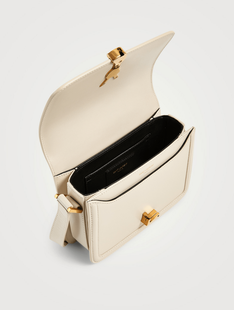 SAINT LAURENT Small Solferino YSL Monogram Leather Crossbody Bag Holt