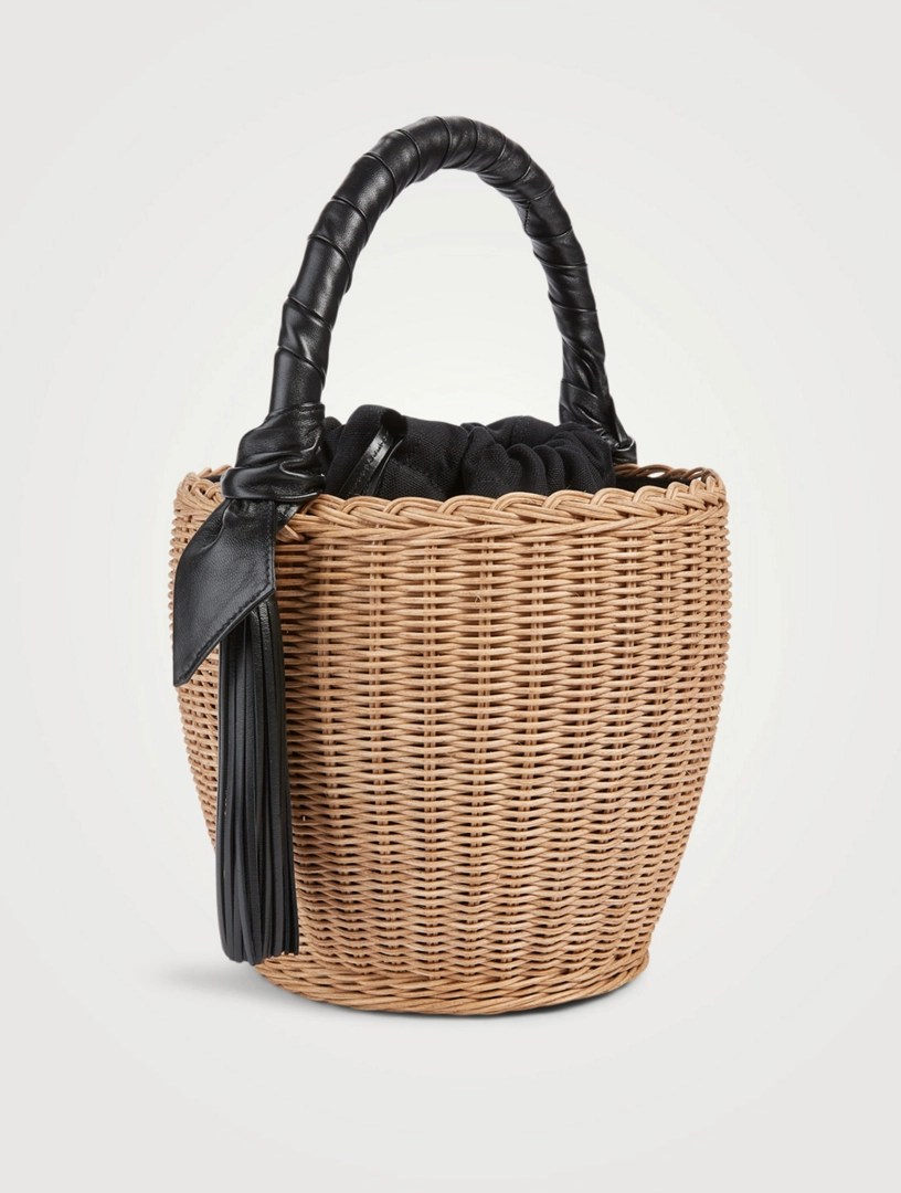 SAINT LAURENT Panier Round Basket Bag Holt Renfrew Canada