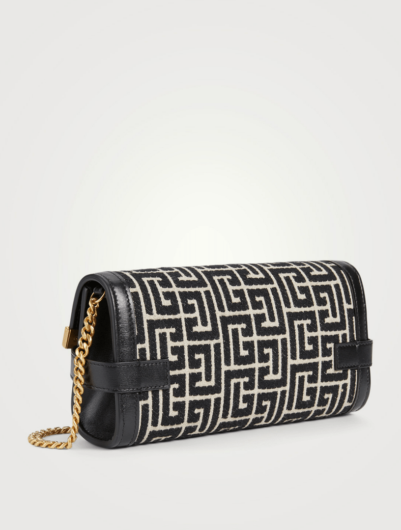 BALMAIN BBuzz 23 Jacquard Clutch Bag Holt Renfrew Canada