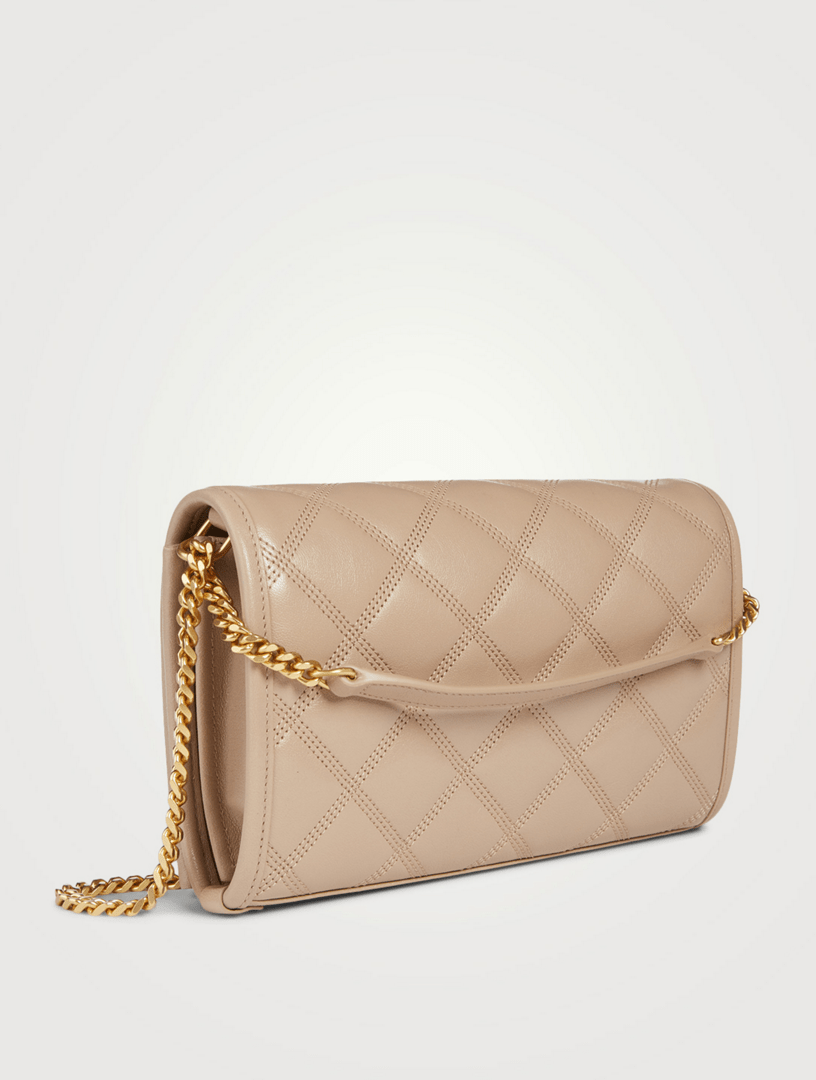 SAINT LAURENT Becky YSL Monogram Leather Chain Wallet Bag Holt
