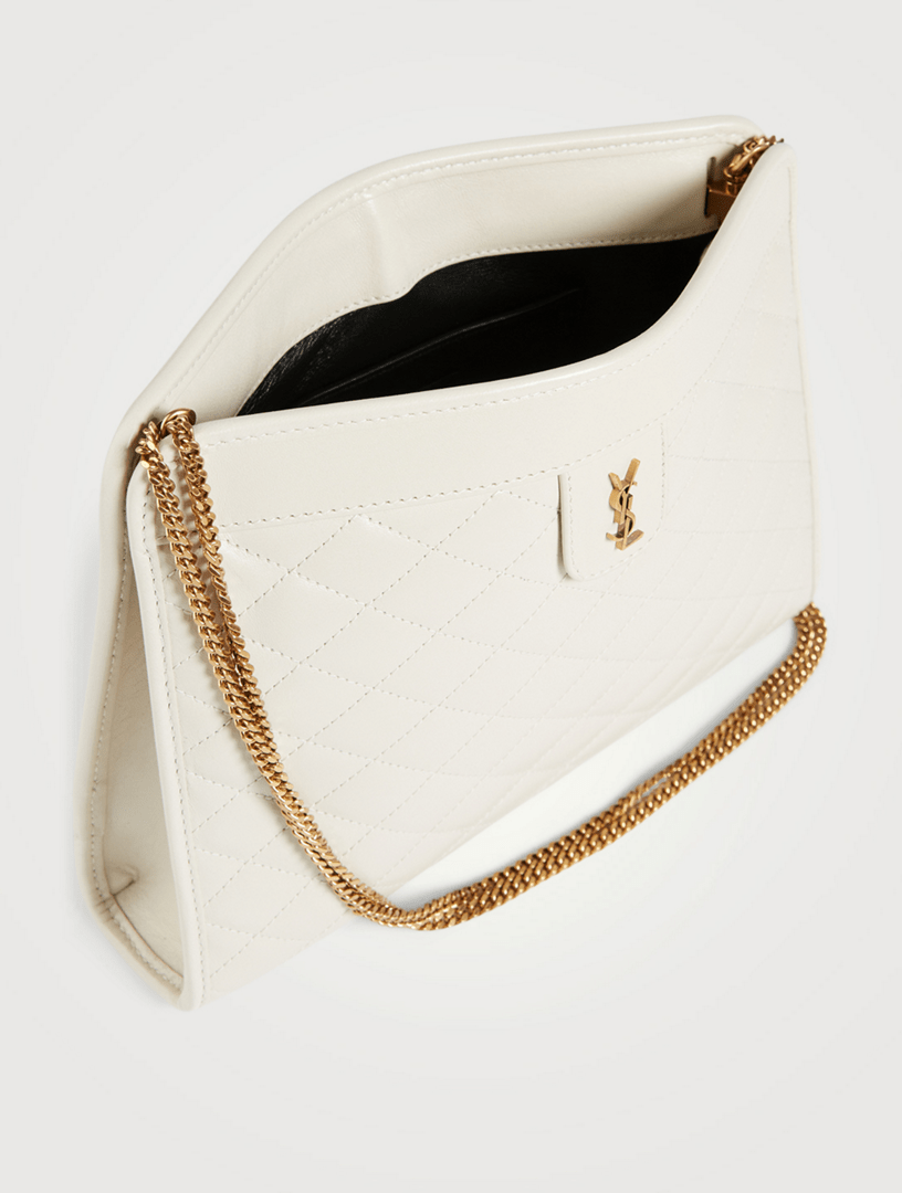 SAINT LAURENT Victoire YSL Monogram Leather Clutch Bag Holt Renfrew