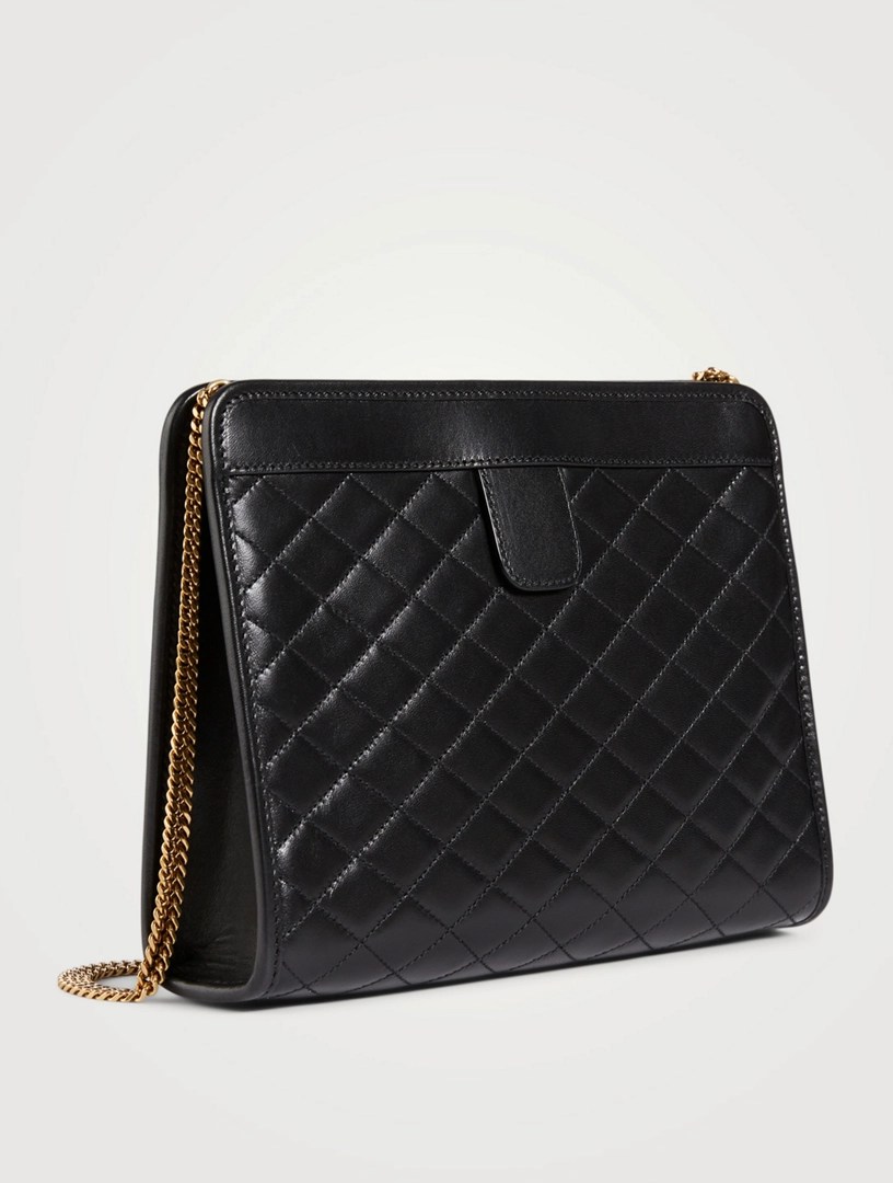 Ysl Monogram Clutch Insert With Chain Link Literacy Basics