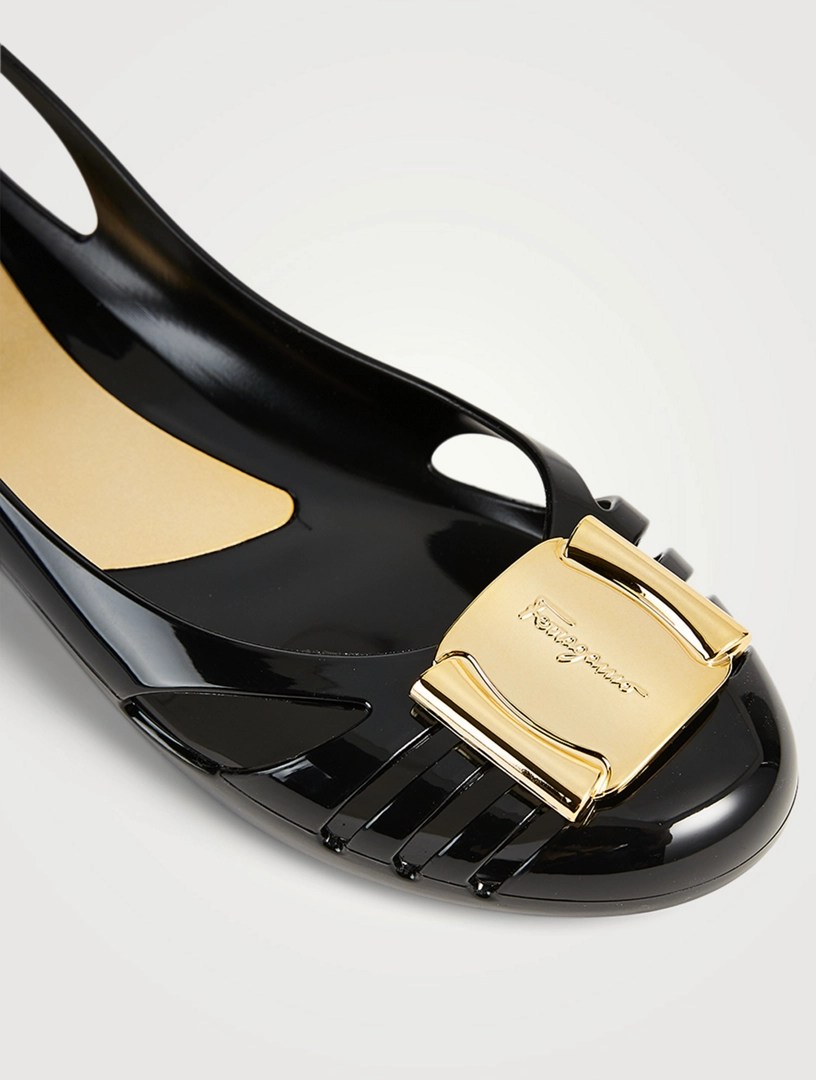 SALVATORE FERRAGAMO Bermuda Jelly Ballet Flats Holt Renfrew Canada