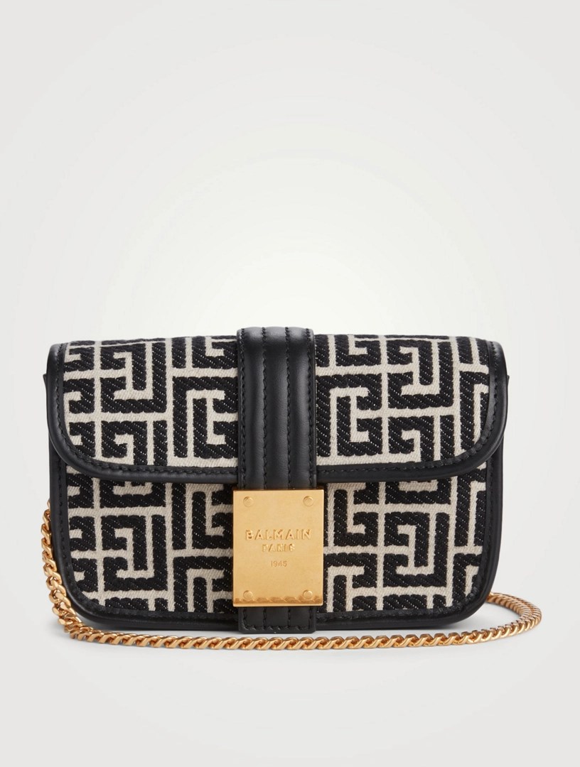 BALMAIN 1945 Monogram Jacquard Belt Bag Holt Renfrew Canada