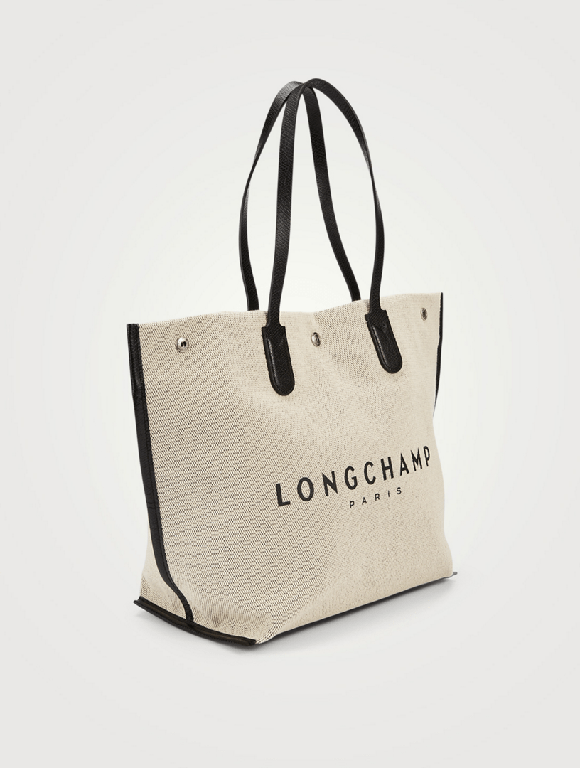 LONGCHAMP Large Roseau Canvas Tote Bag Holt Renfrew Canada