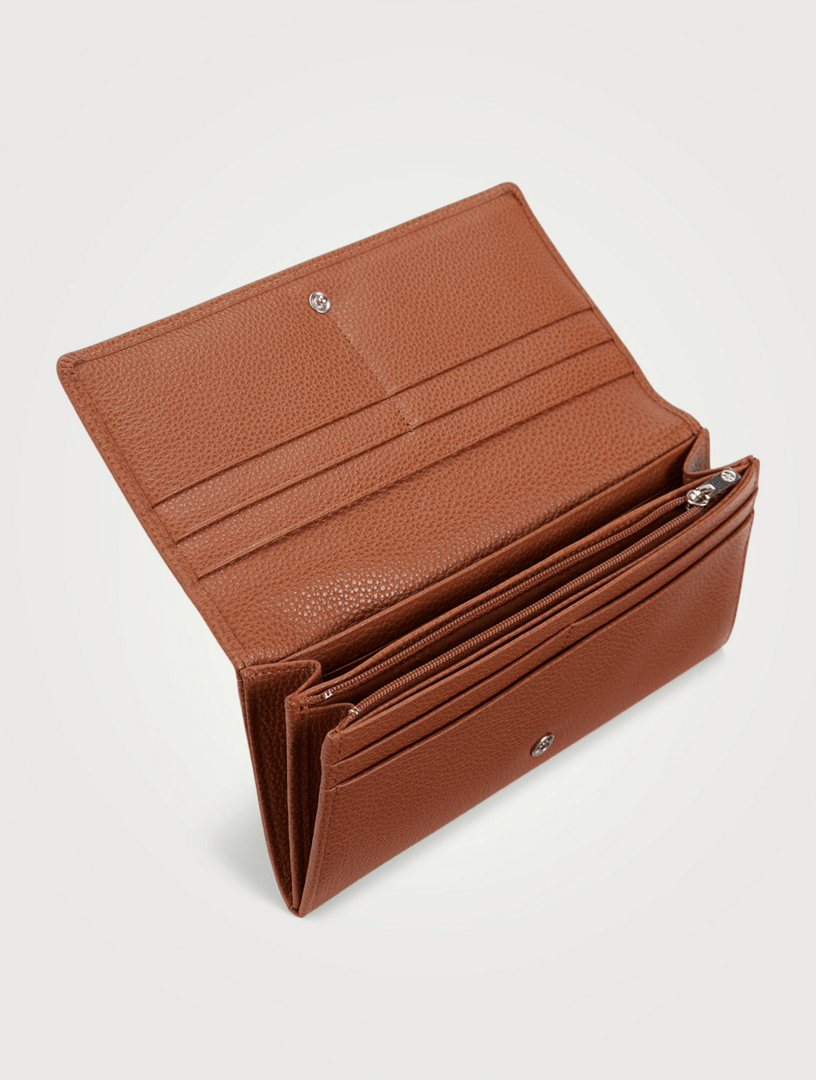 LONGCHAMP Le Foulonné Leather Long Continental Wallet Holt Renfrew Canada