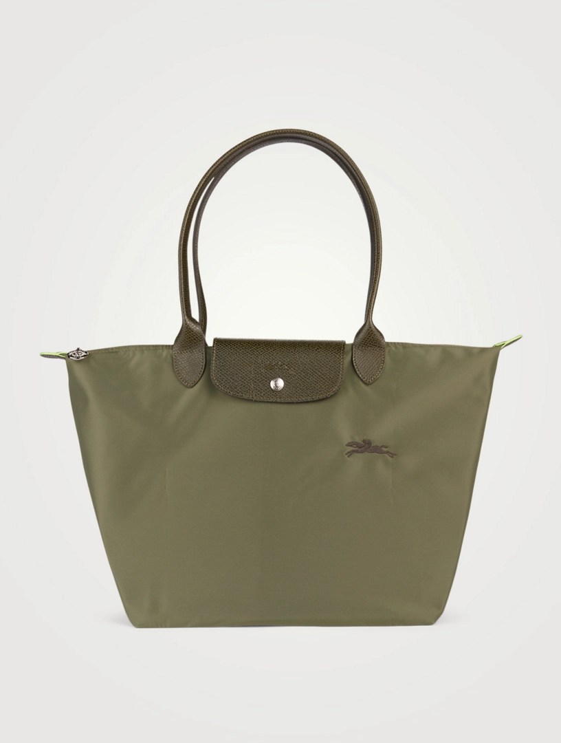 LONGCHAMP Large Le Pliage Green Shoulder Bag Holt Renfrew Canada