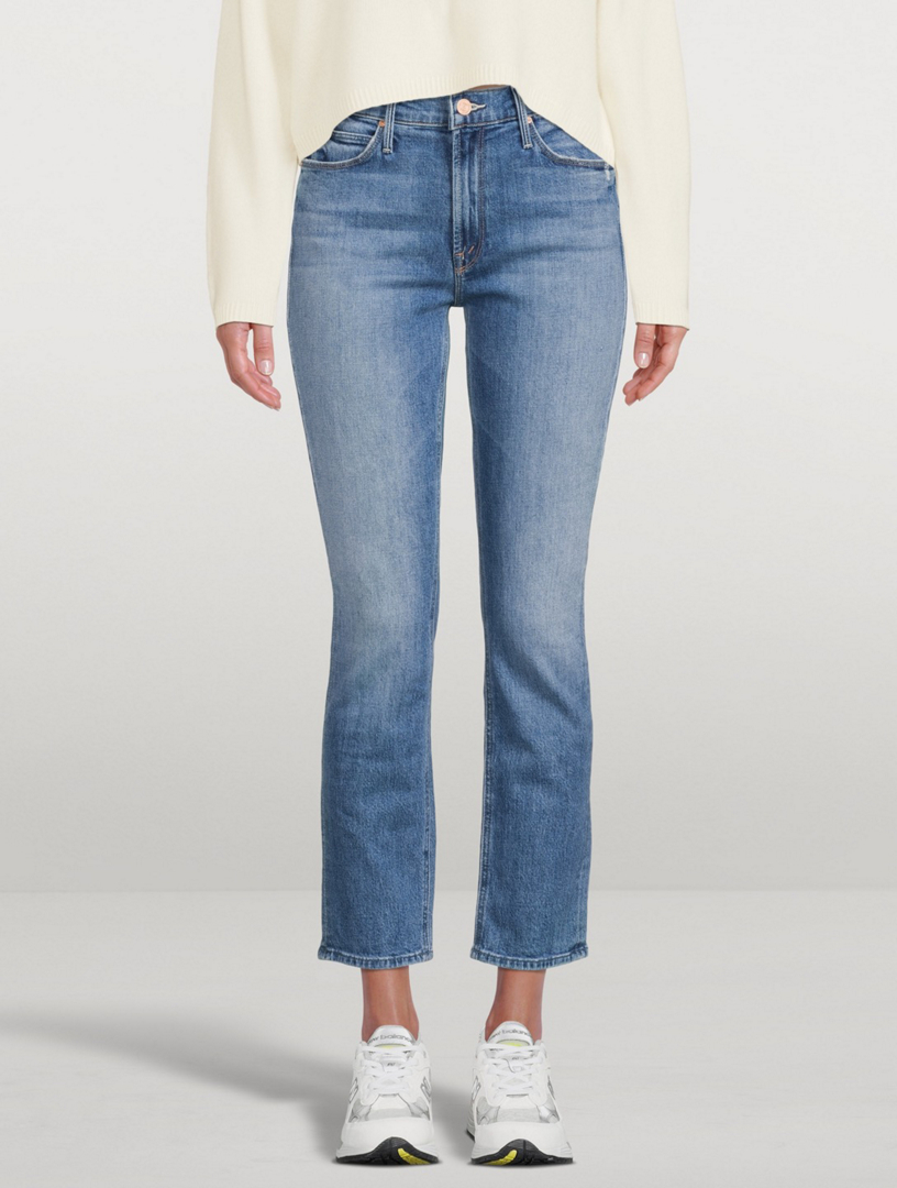 MOTHER Dazzler StraightLeg Ankle Jeans Holt Renfrew Canada