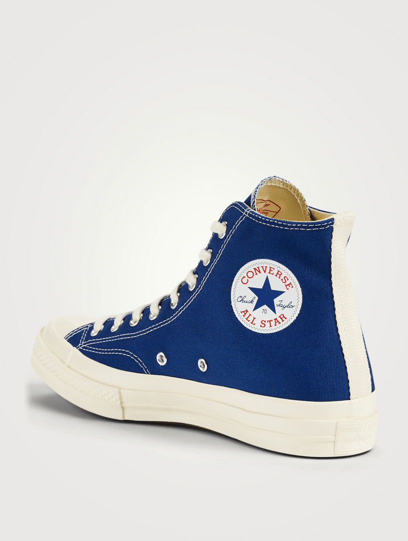 COMME DES GARÇONS PLAY CONVERSE X CDG PLAY Chuck Taylor 70 Canvas HighTop Sneakers Holt