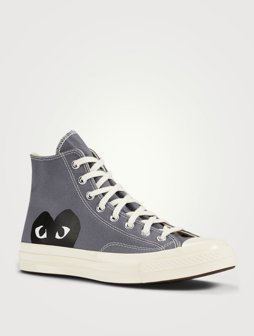 COMME DES GARÇONS PLAY CONVERSE X CDG PLAY Chuck Taylor 70 Canvas HighTop Sneakers Holt