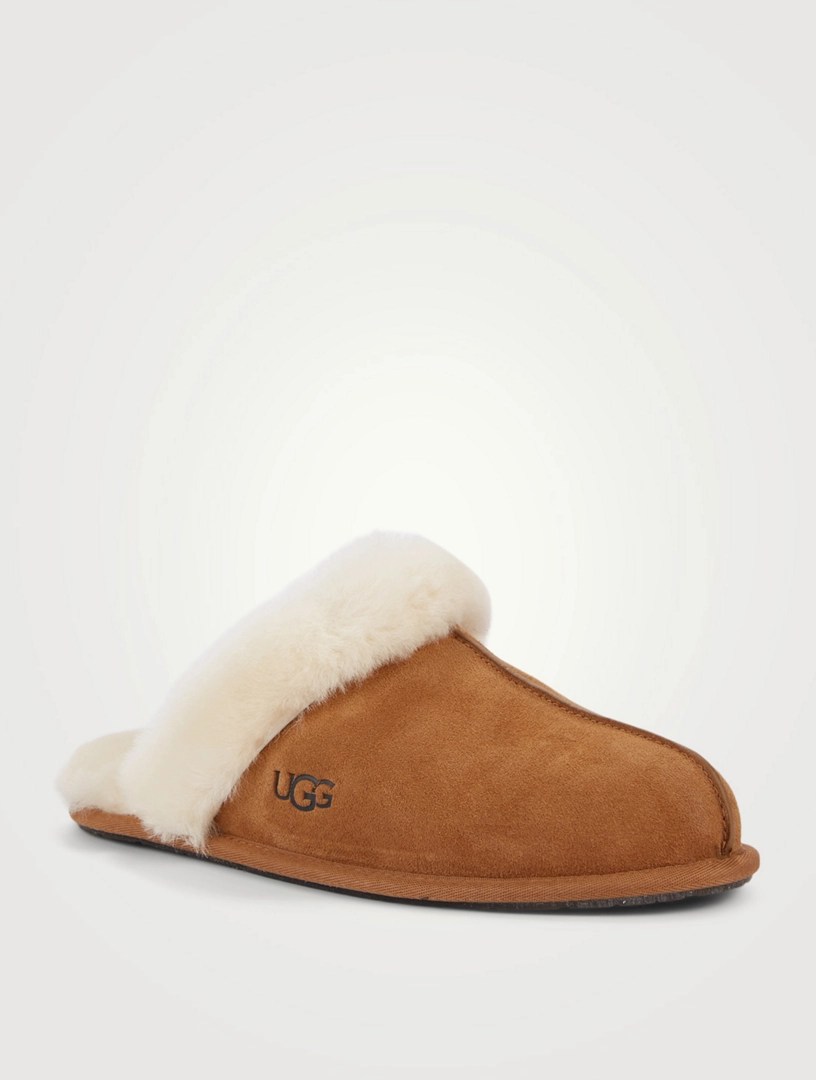 UGG Scuffette II Suede And Sheepskin Slippers Holt Renfrew Canada