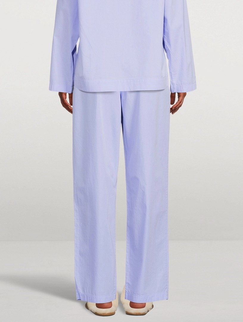 TEKLA Organic Cotton Poplin Pajama Pants Holt Renfrew Canada