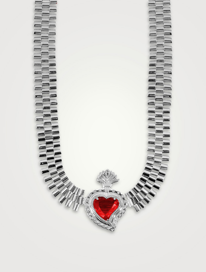 WHENSMOKECLEARS Rise Radiant Heart Necklace Holt Renfrew Canada