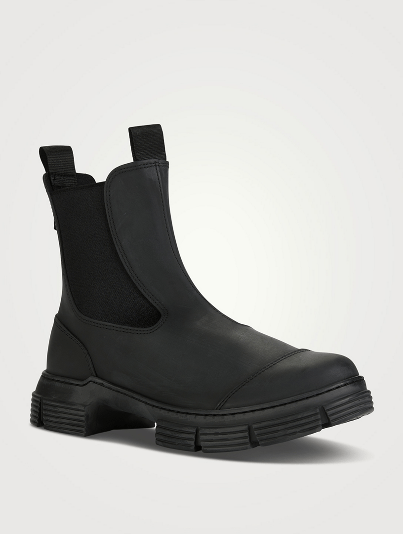 GANNI Recycled Rubber Chelsea Boots Holt Renfrew Canada